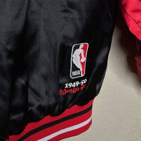 Vintage Chicago Stags Bulls Satin Jacket Small - Picture 6 of 6